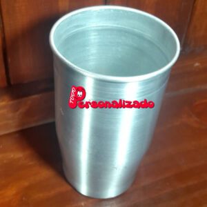 vaso de aluminio personalizado