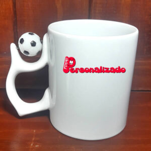 Taza de Cerámica asa con fútbol